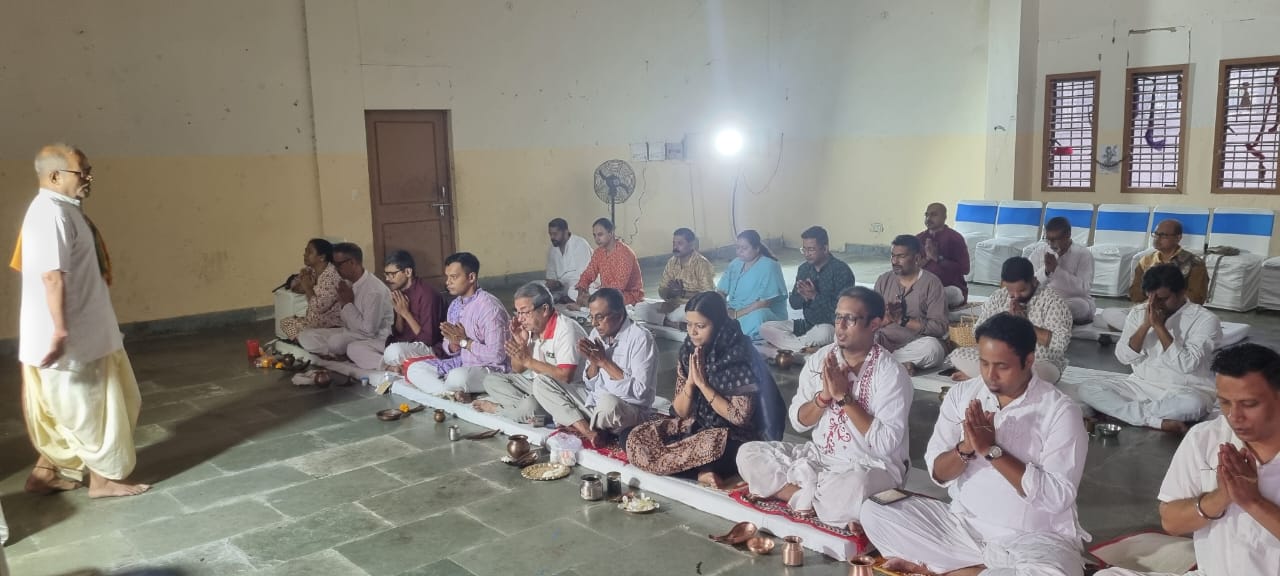 Mahalaya ceremony at Srijoni Cultural Society