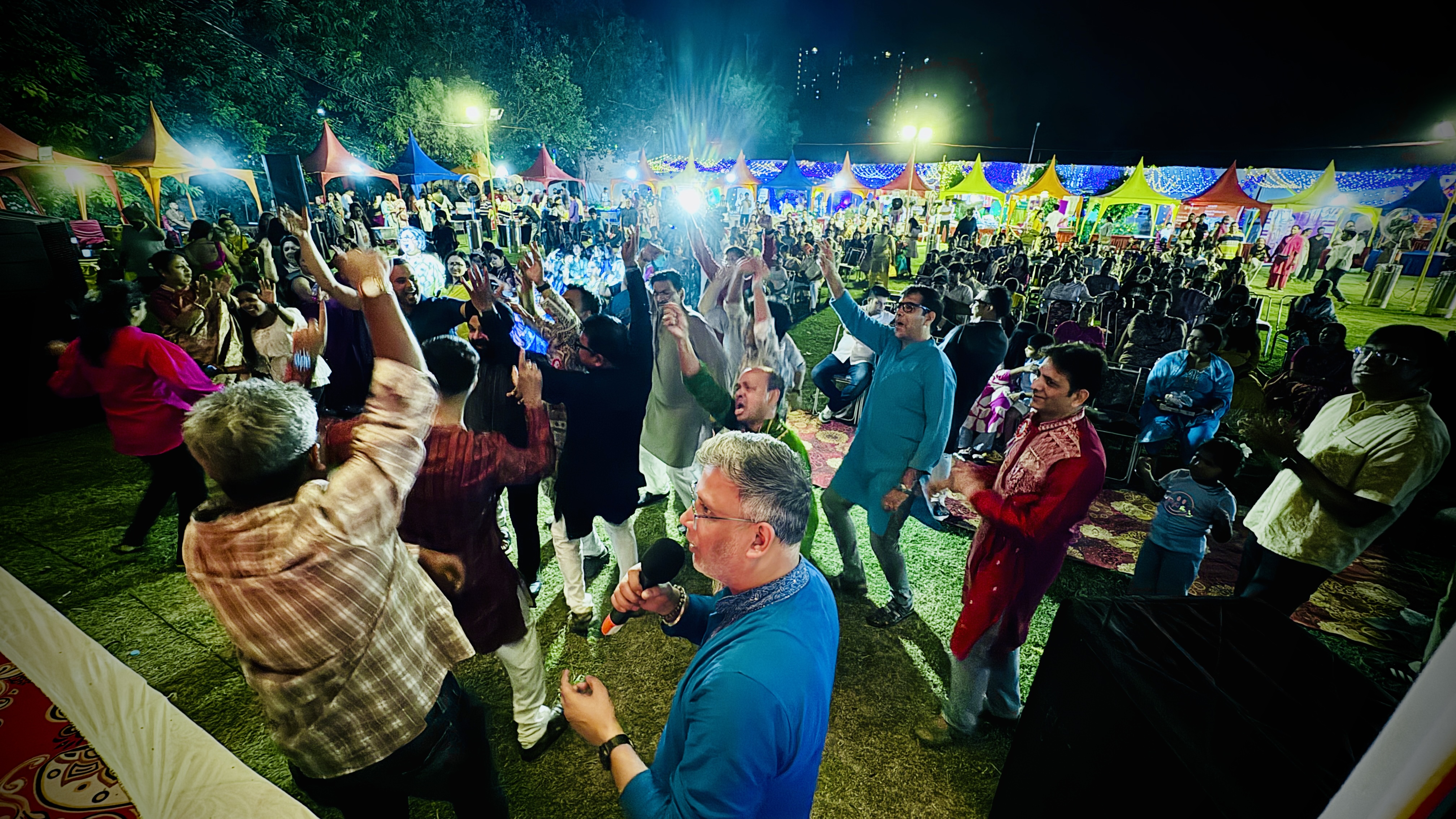 Lights and Celebration at Srijoni Durga Puja